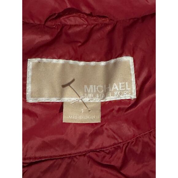 Michael Kors puffer coat with removable hood knee length size small - Picture 11 of 16